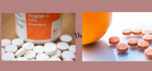 Coloured vitamin C vs white vitamin C