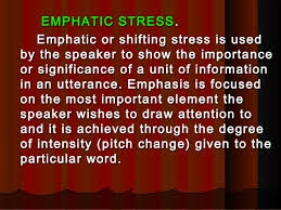 How to answer questions on emphatic Stress
