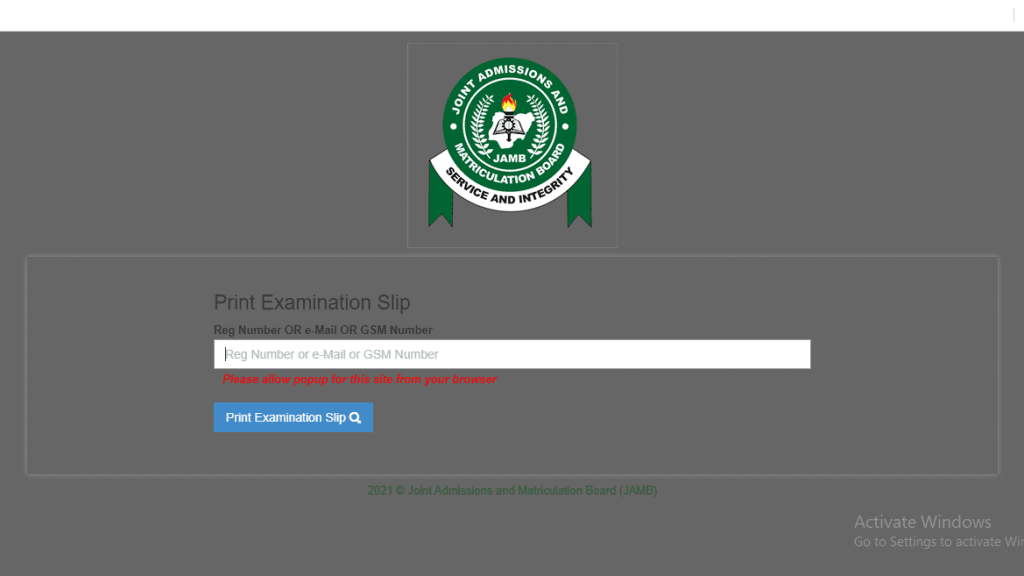 How To Reprint JAMB Mock Exam Slip 2024 To Check Center » DrugSavant
