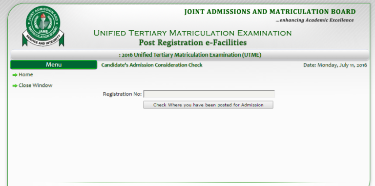 How Much Is Jamb Form