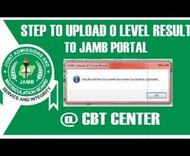 Deadline for uploading o level to jamb