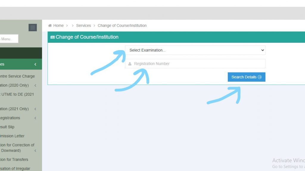 how to correct mistake made in jamb