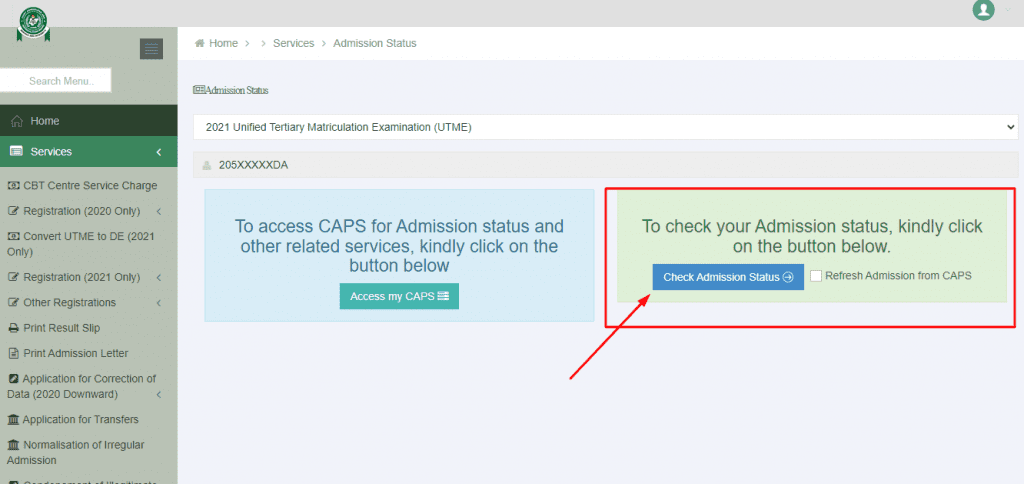 how-to-check-admission-status-on-jamb-school-portal-2022-2023