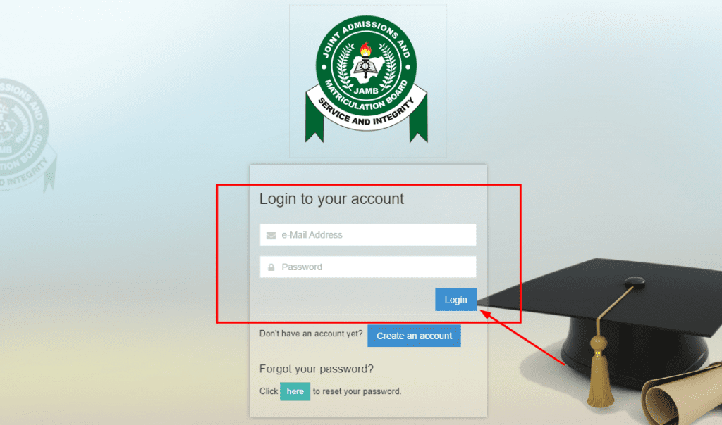 Jamb Efacility Login