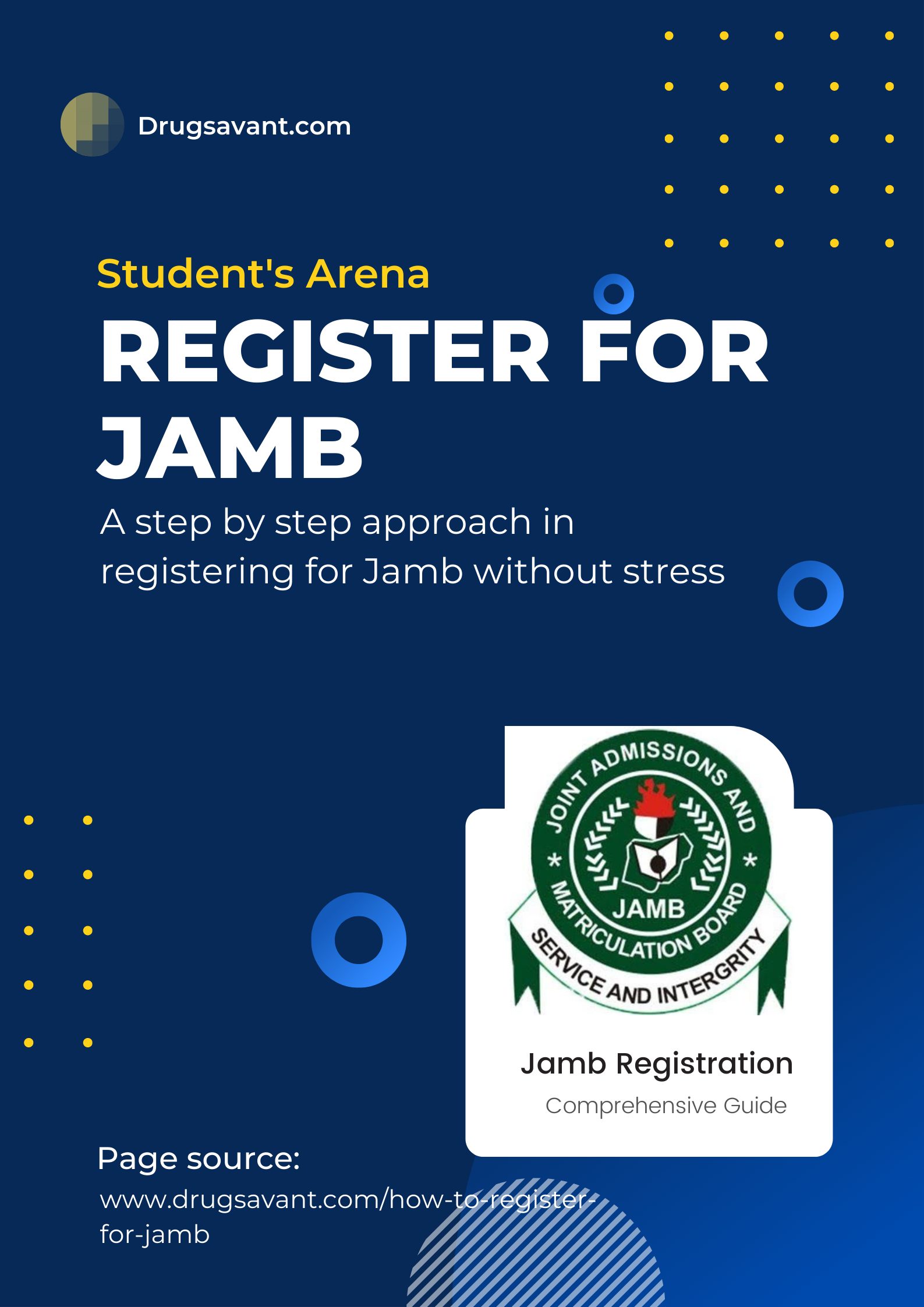 How To Register For JAMB UTME/DE 2023/2024 (Step By Step Guide) » DrugSavant
