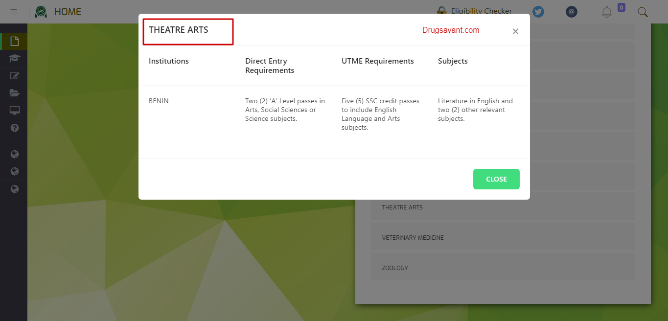 WAEC & JAMB Subject Combination For Theatre Arts [UPDATED] » DrugSavant