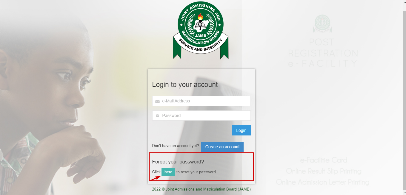 How To Retrieve JAMB Password To Login CAPS Portal » DrugSavant