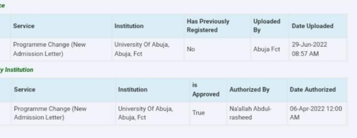 Jamb Indemnity Form Page