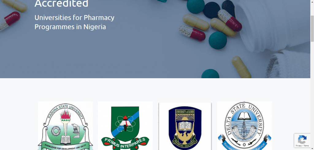 Universities accredited for Pharmacy programmes in Nigeria