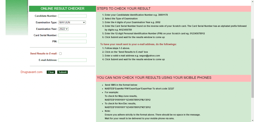 NABTEB Online Result Checker