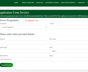 Ilaro Poly Post UTME Registration Portal