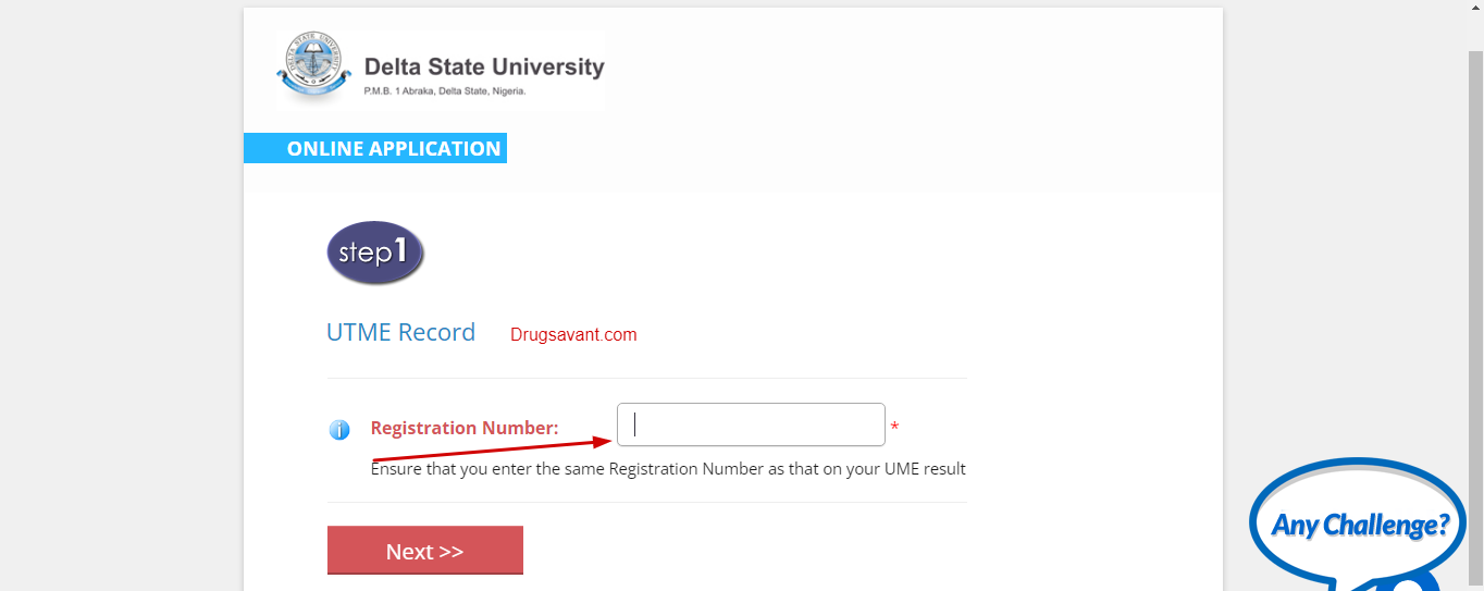 Screening Application for DELSU Post UTME