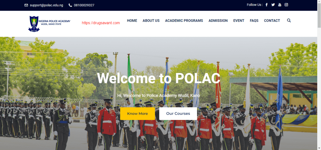 Nigeria Police Academy (POLAC) admission